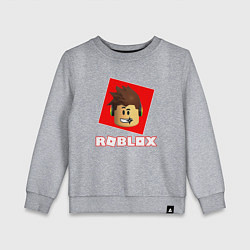 Свитшот хлопковый детский ROBLOX, цвет: меланж