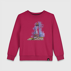 Детский свитшот Crisp Point Lighthouse