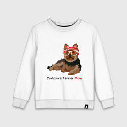 Детский свитшот Yorkshire terrier mom