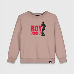 Свитшот хлопковый детский Roy Jones Jr, цвет: пыльно-розовый