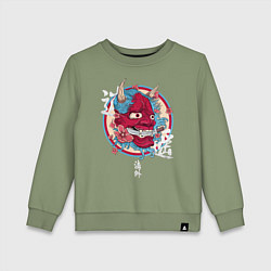 Детский свитшот Маска Они