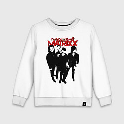 Свитшот хлопковый детский The Matrixx, цвет: белый