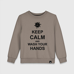 Детский свитшот Keep Calm & Wash Hands