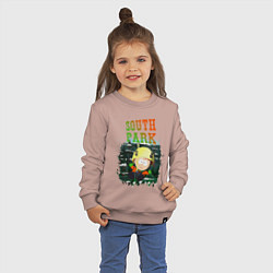 Свитшот хлопковый детский South Park, цвет: пыльно-розовый — фото 2