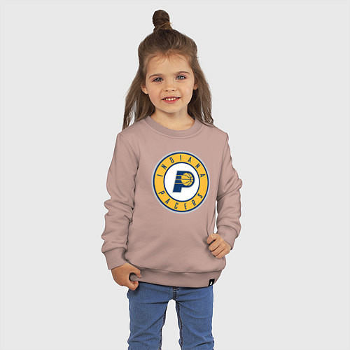 Детский свитшот Indiana Pacers 1 / Пыльно-розовый – фото 3