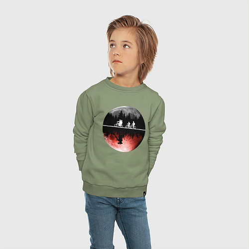 Детский свитшот Очень странные дела / Авокадо – фото 4