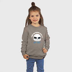 Свитшот хлопковый детский UNDERTALE, цвет: утренний латте — фото 2