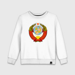 Свитшот хлопковый детский СССР, цвет: белый