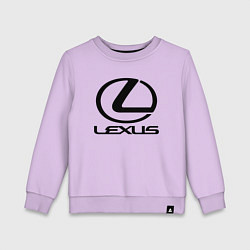 Свитшот хлопковый детский LEXUS, цвет: лаванда