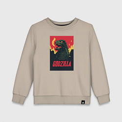 Детский свитшот Godzilla