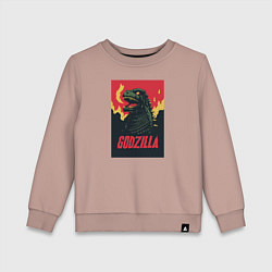 Детский свитшот Godzilla