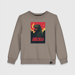 Детский свитшот Godzilla