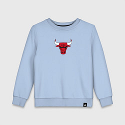 Свитшот хлопковый детский CHICAGO BULLS, цвет: мягкое небо