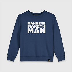Детский свитшот Manners maketh man