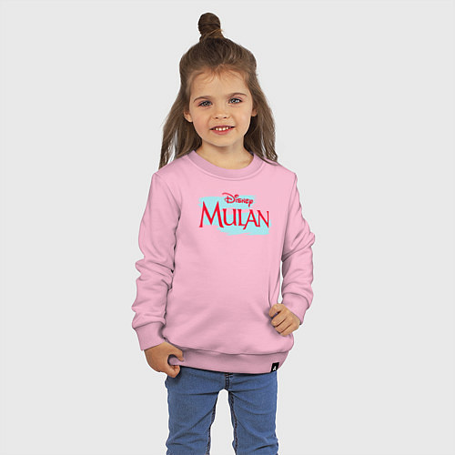 Детский свитшот Mulan Disney / Светло-розовый – фото 3