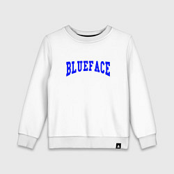 Свитшот хлопковый детский BLUEFACE, цвет: белый