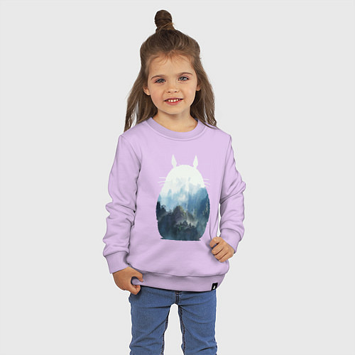 Детский свитшот Тоторо / Лаванда – фото 3