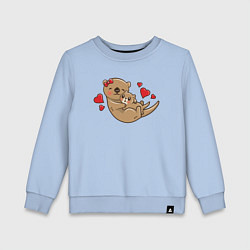 Детский свитшот Милая морская выдра