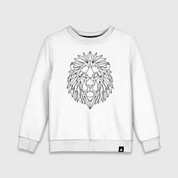 Детский свитшот Геометрический Лев