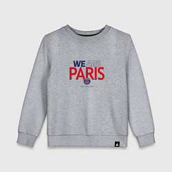 Свитшот хлопковый детский PSG We Are Paris 202223, цвет: меланж