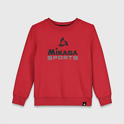 Свитшот хлопковый детский MIKASA SPORTS, цвет: красный