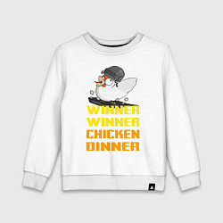 Детский свитшот PUBG Winner Chicken Dinner