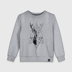 Детский свитшот Polygonal deer