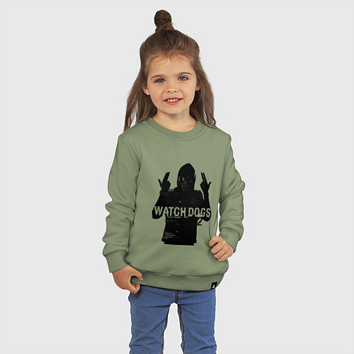 Детский свитшот Watch dogs 2 Z / Авокадо – фото 3