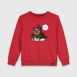 Свитшот хлопковый детский Nero bird, цвет: красный