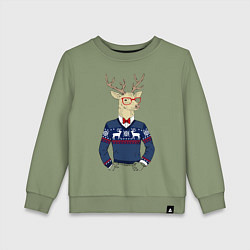 Детский свитшот Hipster Deer