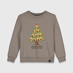 Детский свитшот Avocado Christmas Tree