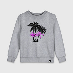 Свитшот хлопковый детский GTA Vice City, цвет: меланж