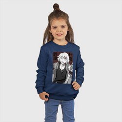 Свитшот хлопковый детский Джузо Сузуя, цвет: тёмно-синий — фото 2