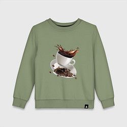 Детский свитшот Кофеек