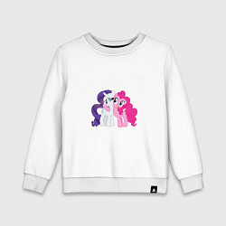 Свитшот хлопковый детский My Little Pony Pinkie Pie And, цвет: белый