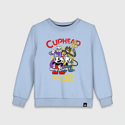 Детский свитшот Cuphead, главные герои
