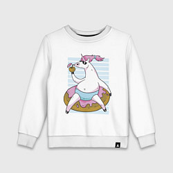 Детский свитшот Chilling Unicorn