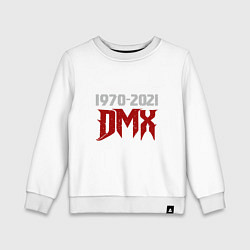 Свитшот хлопковый детский DMX Life, цвет: белый