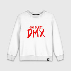 Свитшот хлопковый детский God Bless DMX, цвет: белый