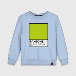 Детский свитшот Shrek: Pantone Color