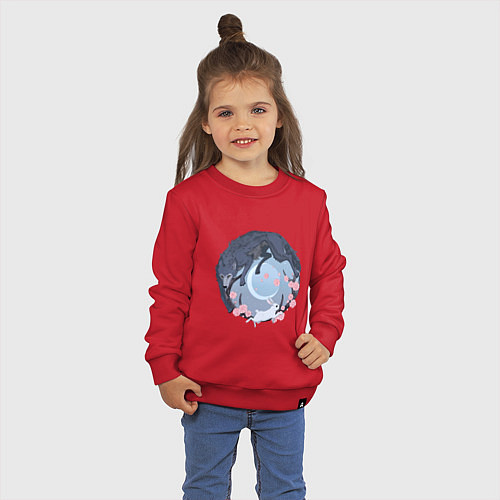 Детский свитшот Легоси и Хару / Красный – фото 3