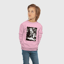 Свитшот хлопковый детский История Джоэля и Элли, цвет: светло-розовый — фото 2
