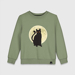 Детский свитшот Moon Cat
