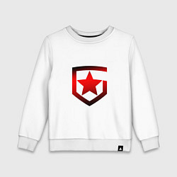 Свитшот хлопковый детский Gambit Gaming Red Machine 202122 Красная машина, цвет: белый