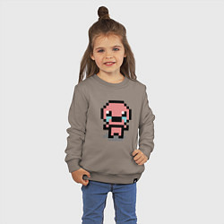 Свитшот хлопковый детский Pixel isaac, цвет: утренний латте — фото 2