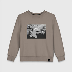 Детский свитшот Simpsons x Nirvana
