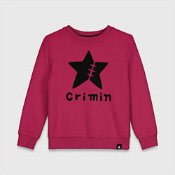 Свитшот хлопковый детский Crimin бренд One Piece, цвет: маджента