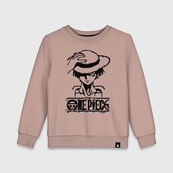 Детский свитшот Луффи пират Соломенной шляпы
