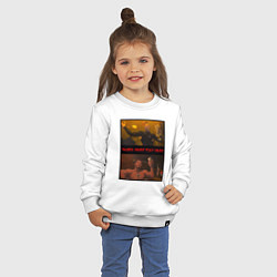 Свитшот хлопковый детский Молодость Весемира, цвет: белый — фото 2