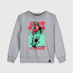 Детский свитшот Корабль и акула